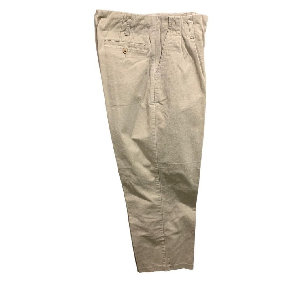 Size 8 Timberland Women's Chino Tan Pants Cotton 1990s Vintage 27 Inch Inseam
